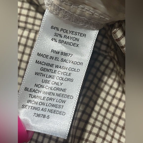 New Worthington Petite Medium Wide Leg Crop Ankle Pant Office Brunch Women’s 1X - Picture 9 of 10